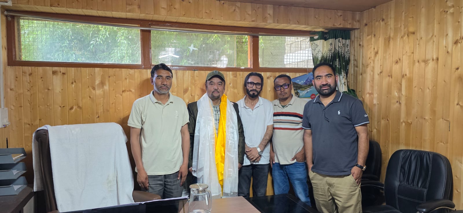 Executive Members of TGT Association Sankoo call on newly appointed ZEO Sankoo