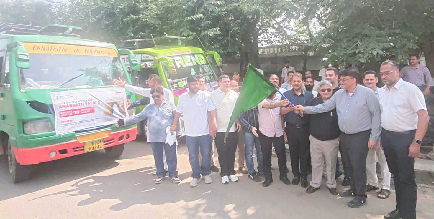 FADA Jammu launches free shuttle service for Shri Amarnath Yatris from Railway Station to Base Camp