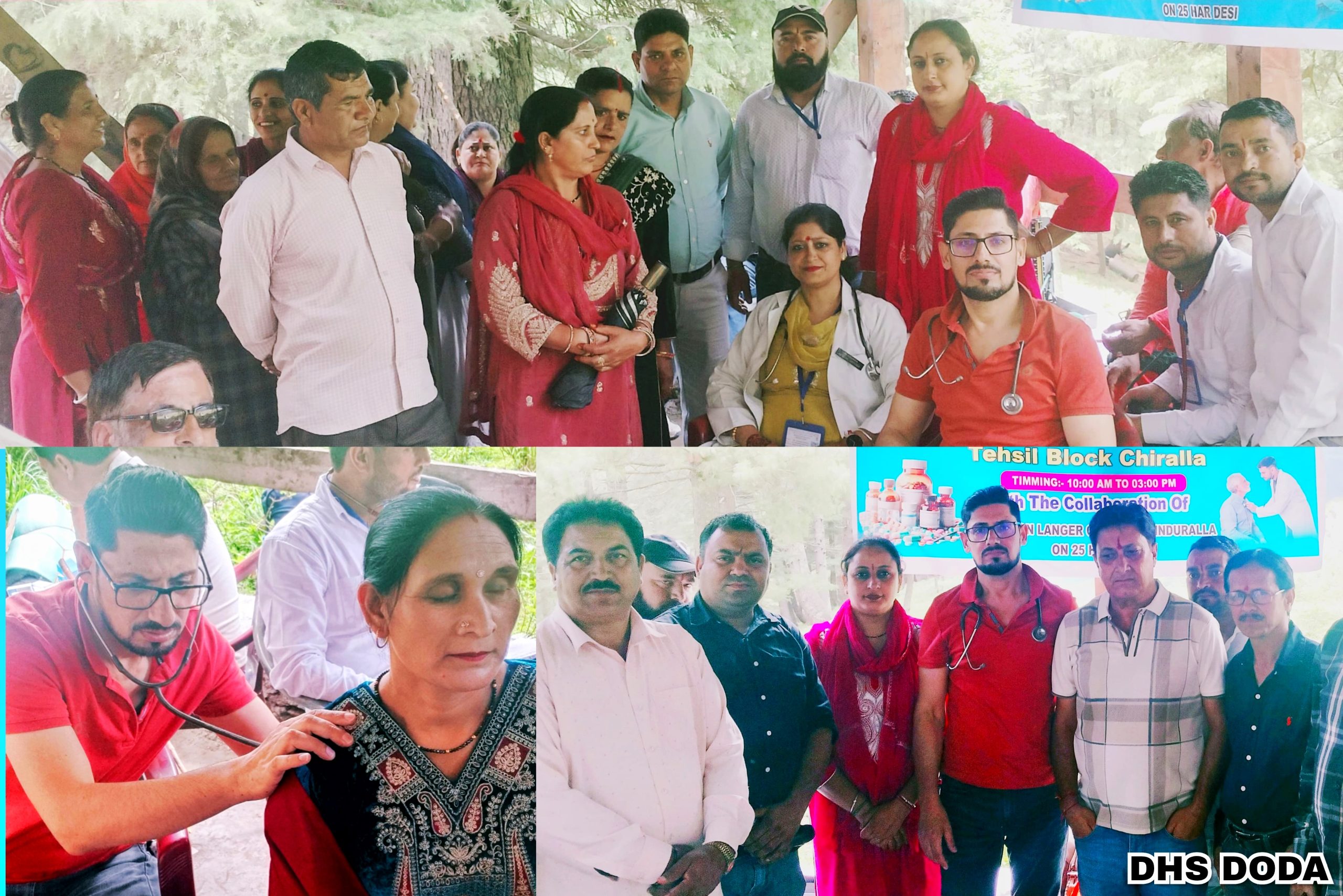 Free Medical Camp held at Dandasan Mata Mandir, Bolian Rokali; Over 400 beneficiaries avail health services