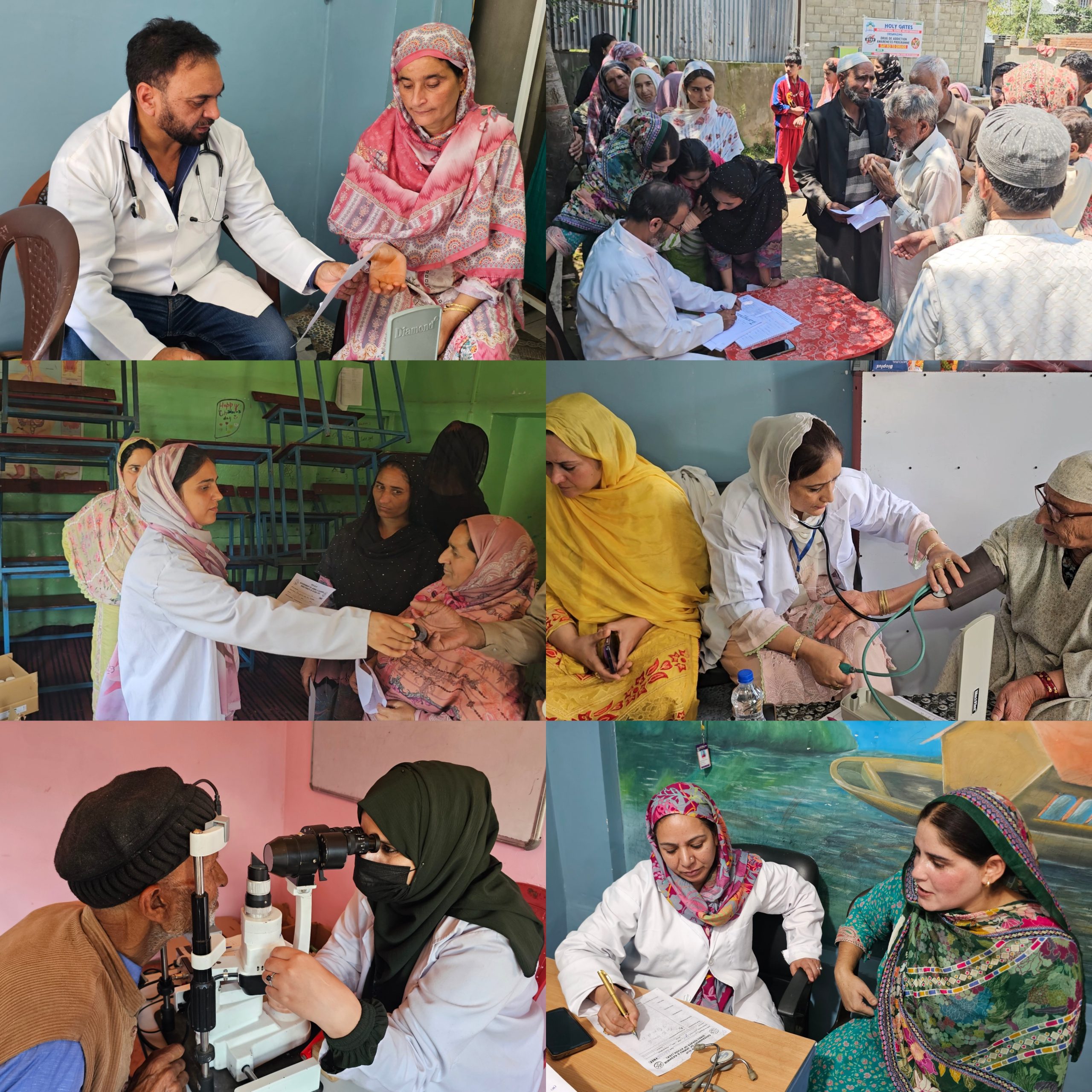 Free mega medical camp organised at Hiller Shahabad