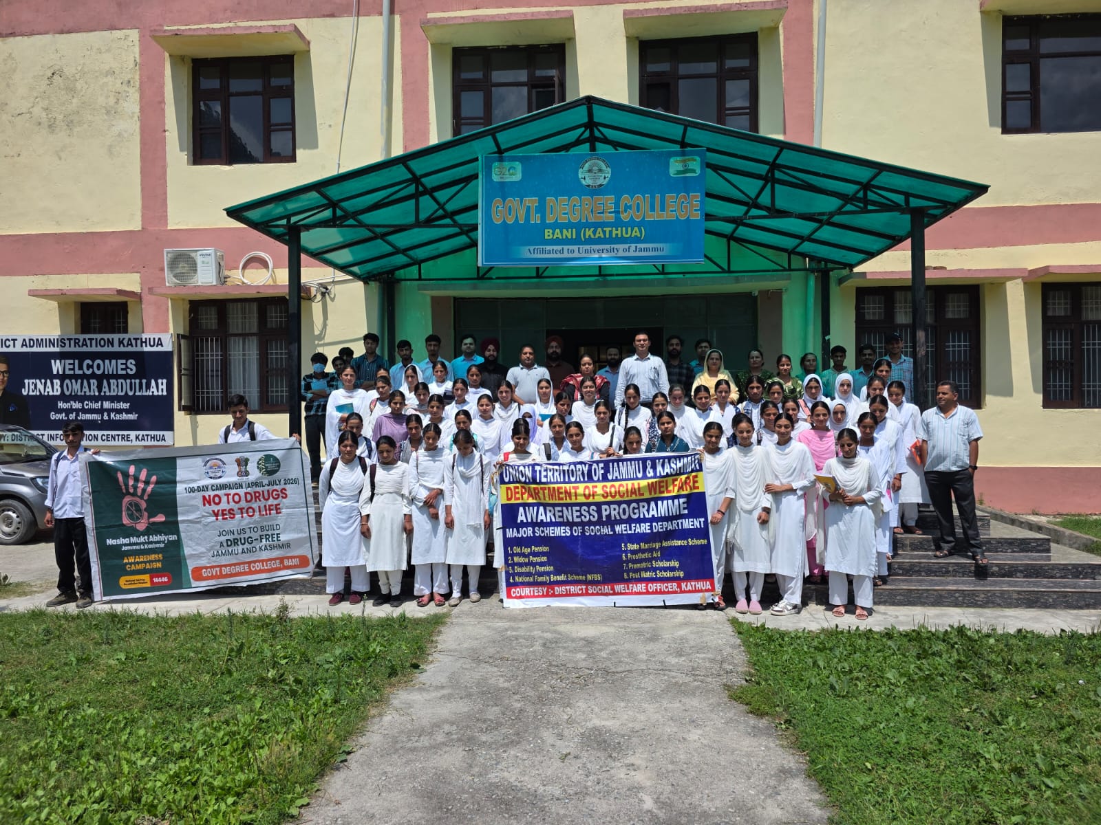 GDC Bani conducts awareness session on Govt Welfare and Scholarship Schemes