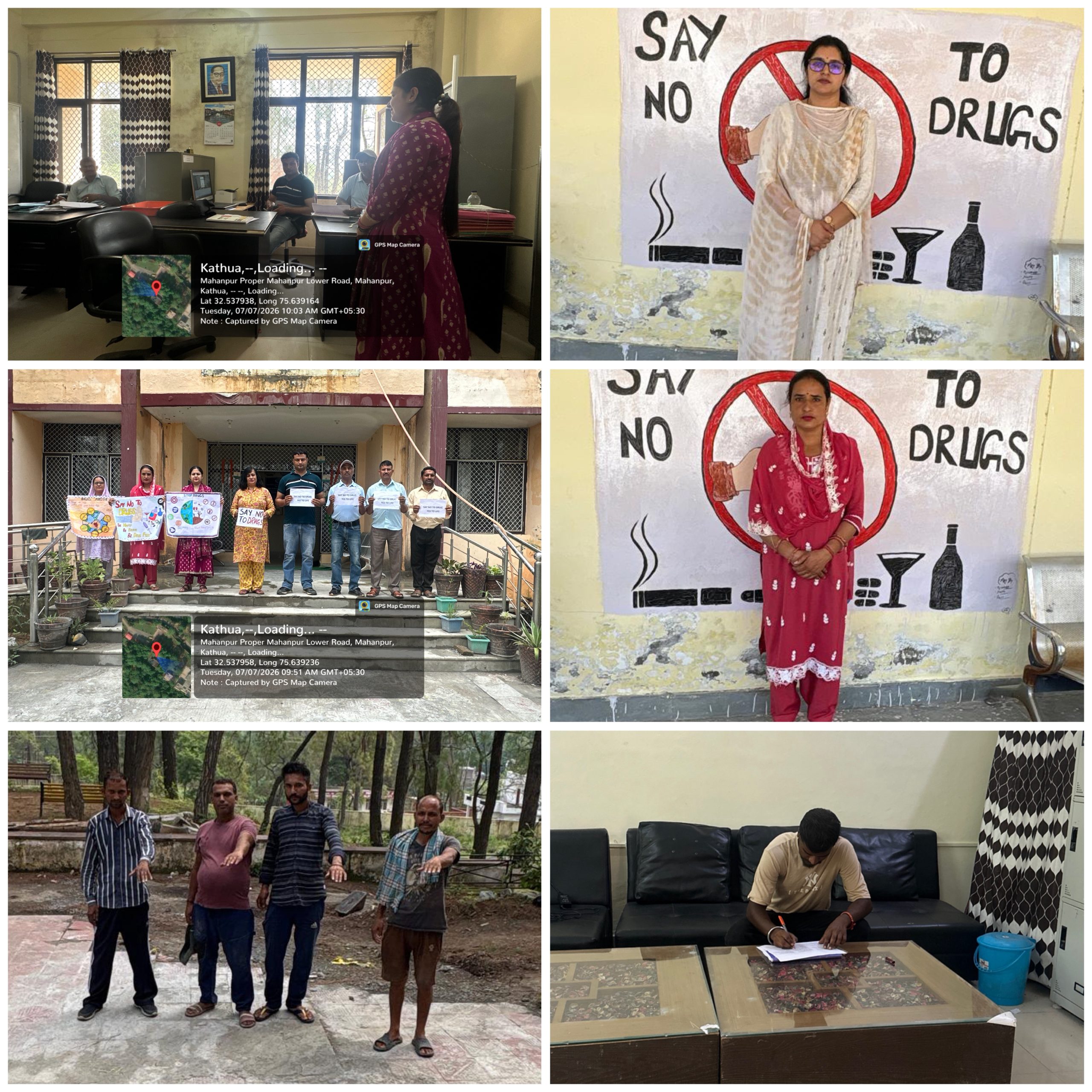 GDC Mahanpur organises series of awareness activities on drug-free and healthy society