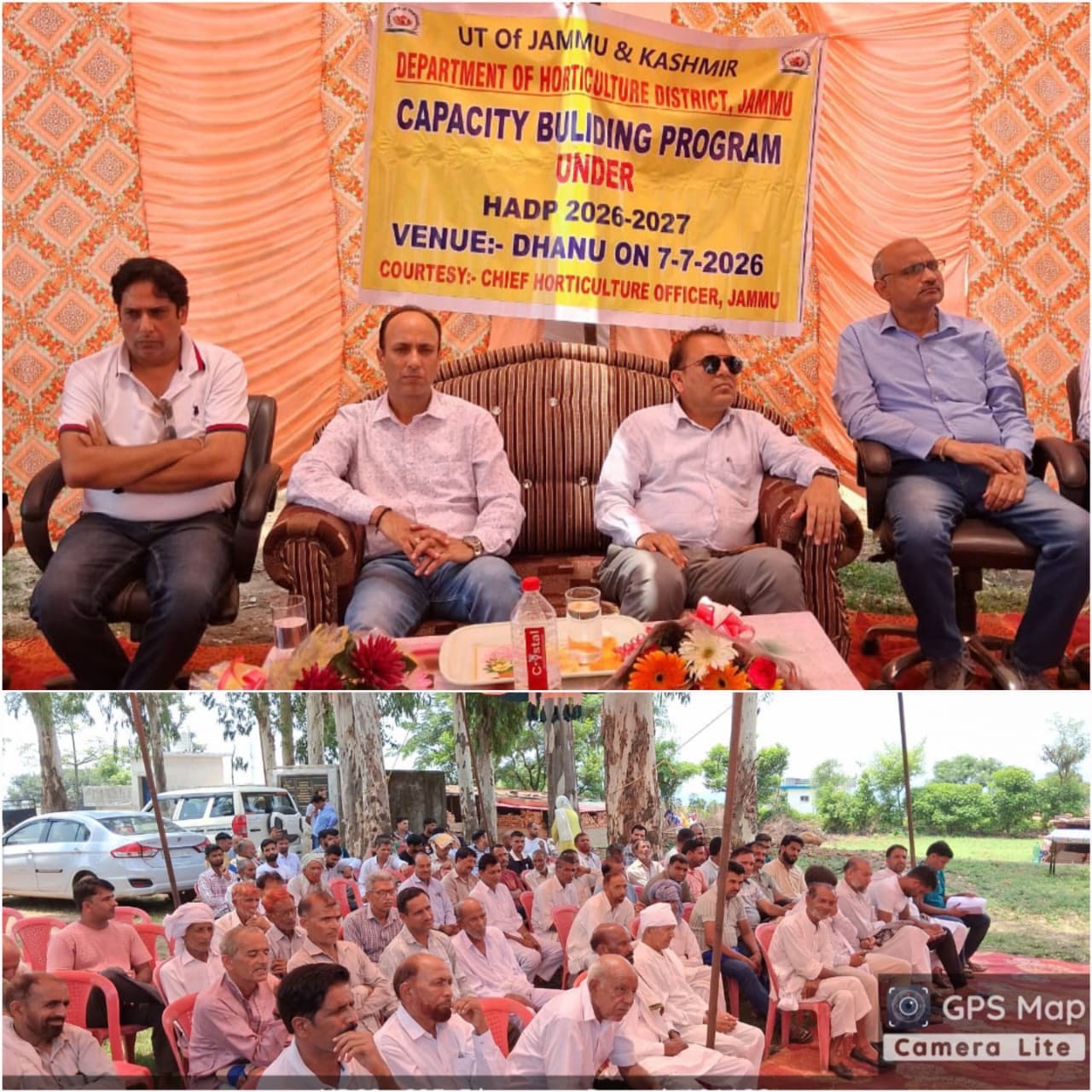 Horticulture Deptt organizes awareness camp at Panchayat Dhanu under HADP