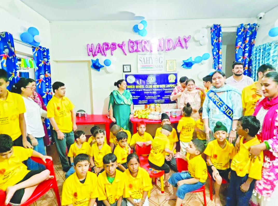 IWC Jammu New Gen brings smiles to children at Home for Divyang Children, SEHYOG Trikuta Nagar