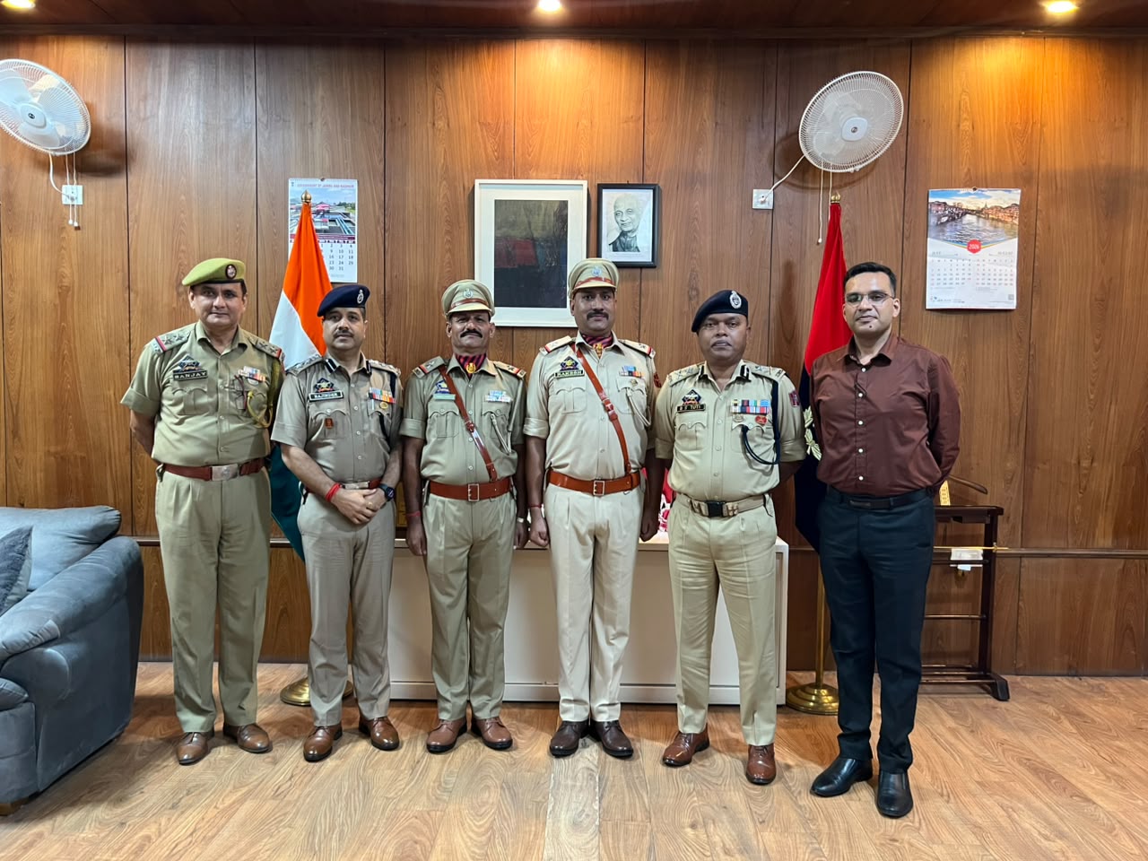 IGP Jammu pins ranks on promoted personnel