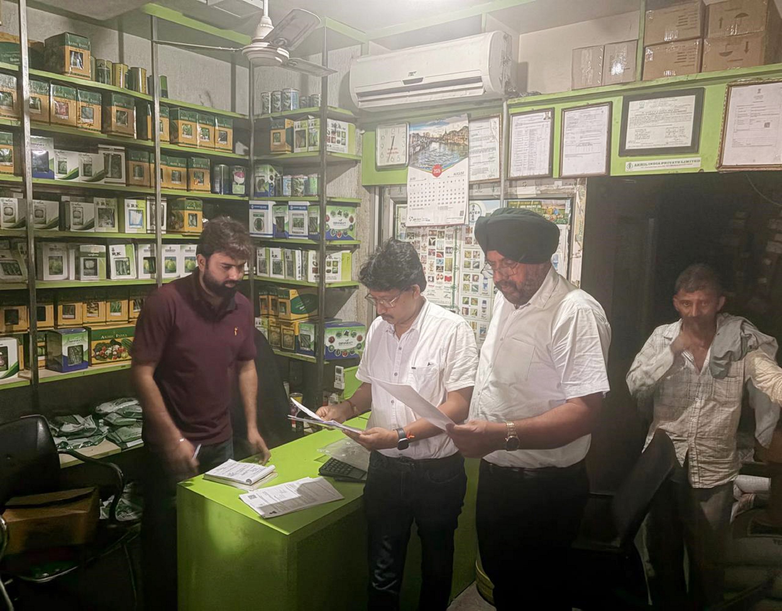 Joint Inspection of Pesticide Dealers conducted in Jammu District to strengthen regulatory compliance