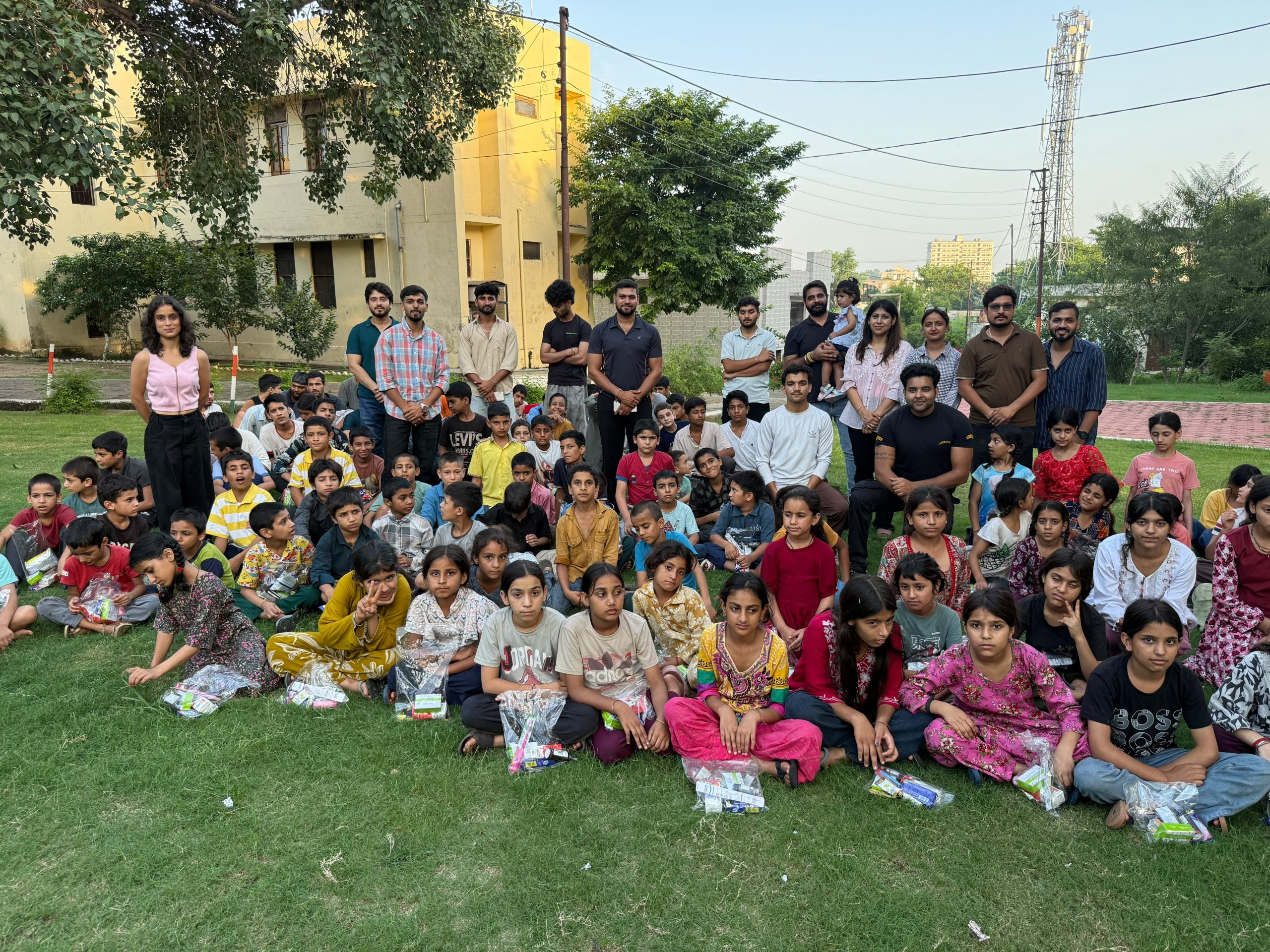 LFO-BHF distributes 150 Care & Hygiene Kits to children at Balgran