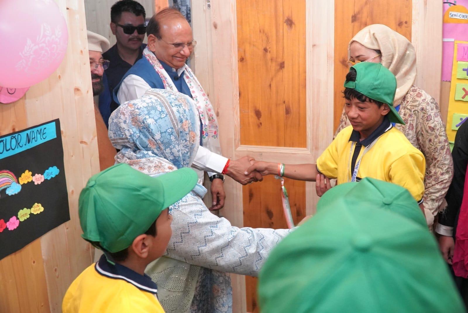 LG Saxena inaugurates first Special School for Children with Special Needs in Kargil LG Saxena inaugurates first Special School for Children with Special Needs in Kargil