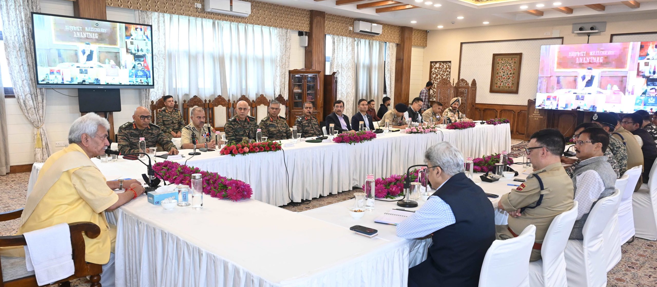 Lieutenant Governor chairs high-level security review meeting with senior officials