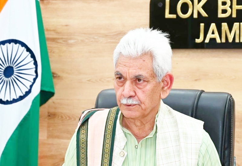 LG Manoj Sinha reviews situation after heavy rainfall, Directs speedy restoration