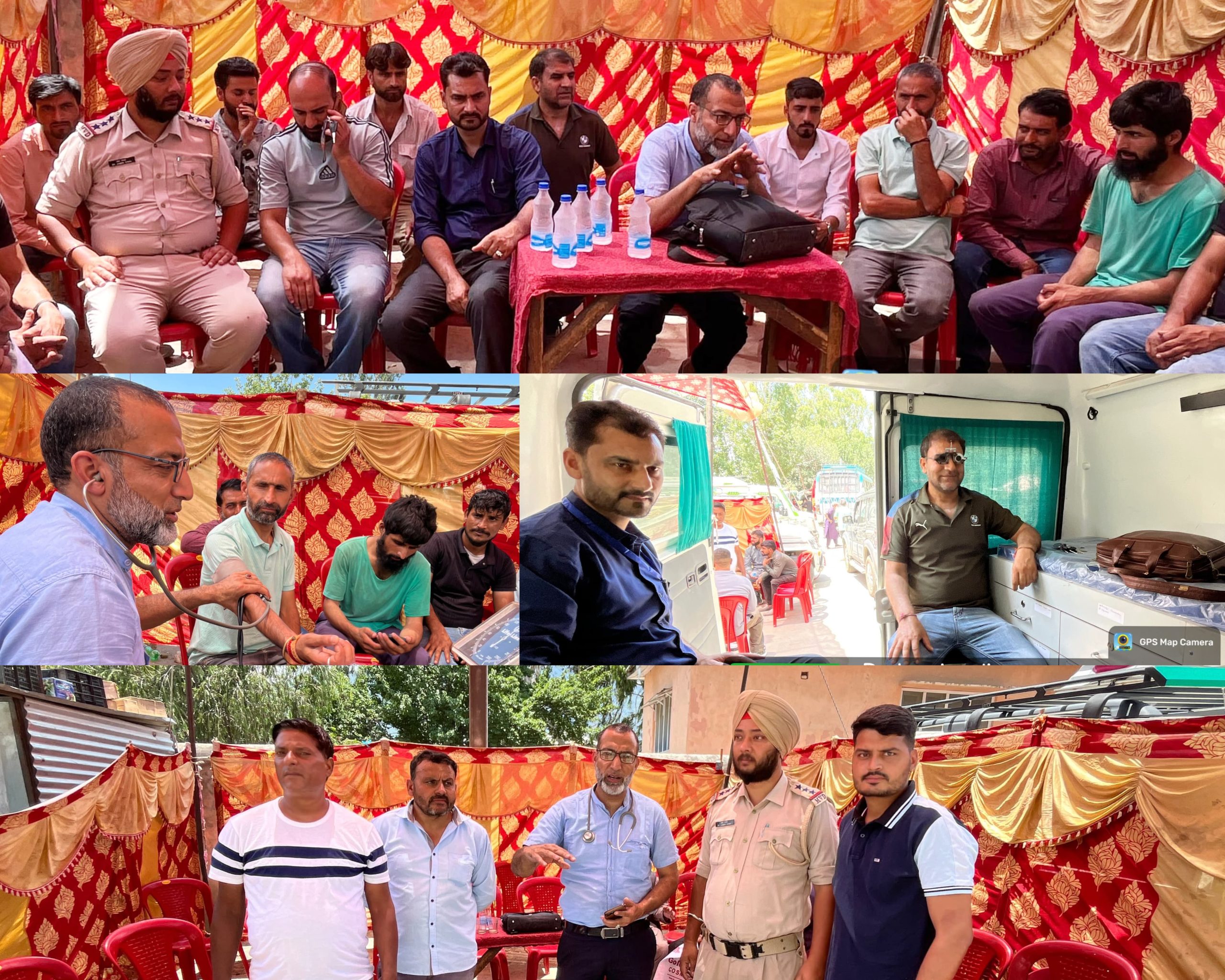 Medical Health Check-up Camp held for drivers and cleaners in Doda