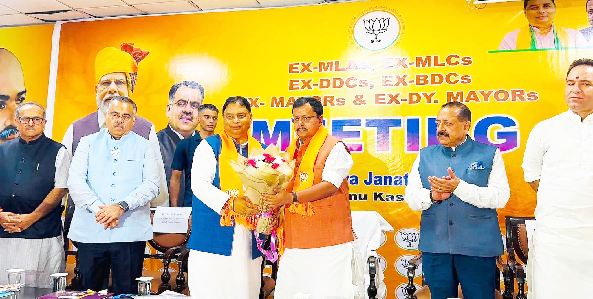 Nitin Nabin holds meeting with BJP MLAs, MPs and senior leaders in Jammu and Kashmir
