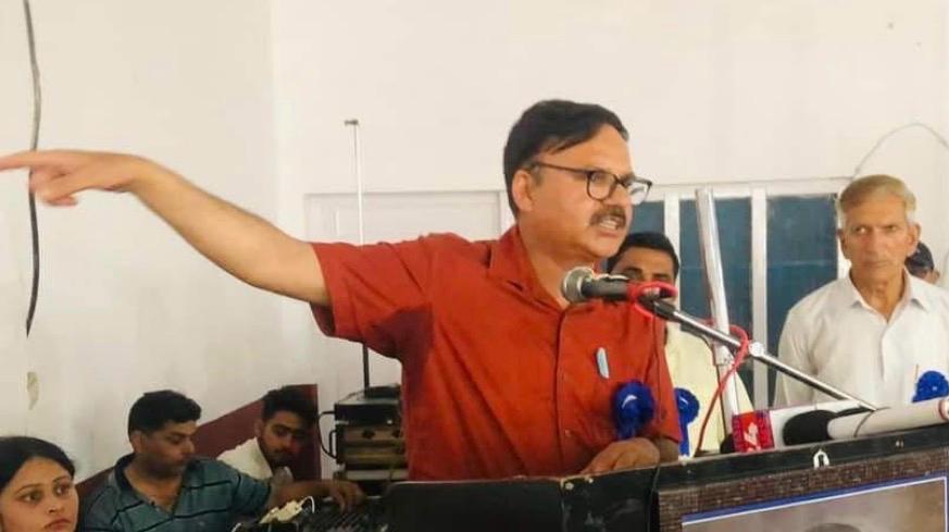 Om Parkash Khajuria slams rural-urban development disparity