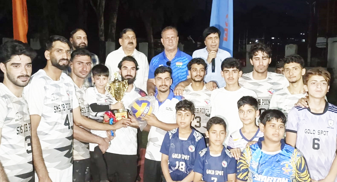 Shaheed DySP Manjit Singh Club sweeps District Poonch Volleyball Championship titles