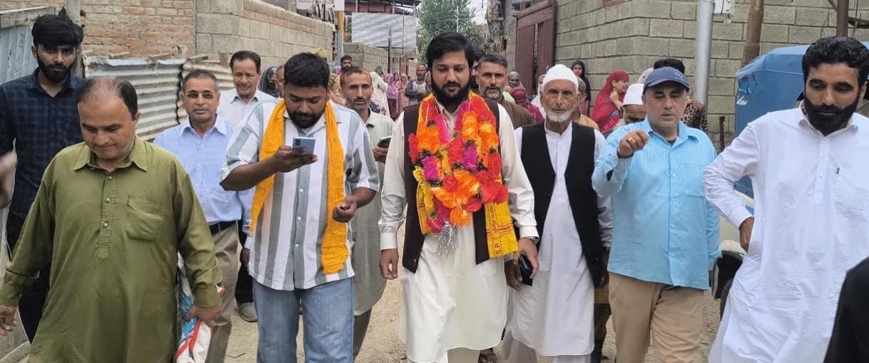 SBSP State President Vivek Bali visits Palpora, Srinagar; assures swift redressal of public grievances