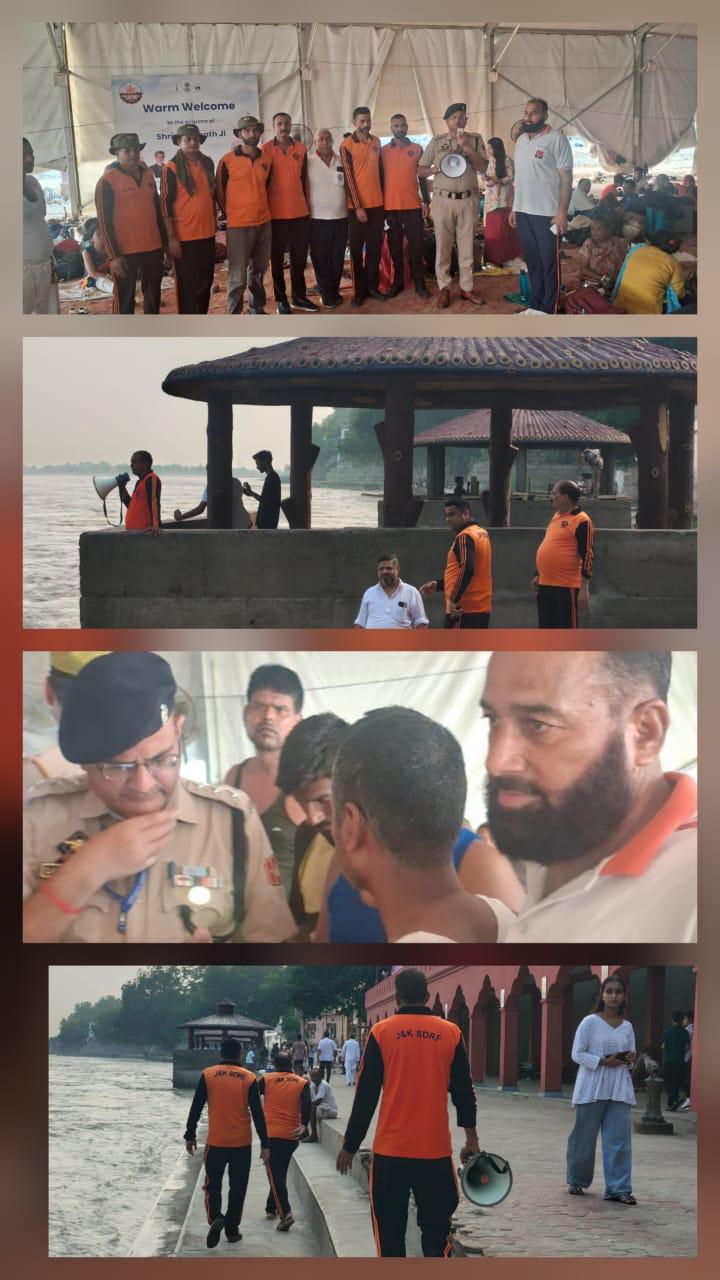 SDRF intensifies public safety campaign for Amarnath Yatra, Monsoon season in Jammu