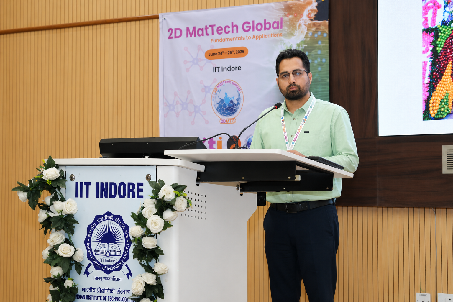 SMVDU faculty presents research at International Conference at IIT Indore