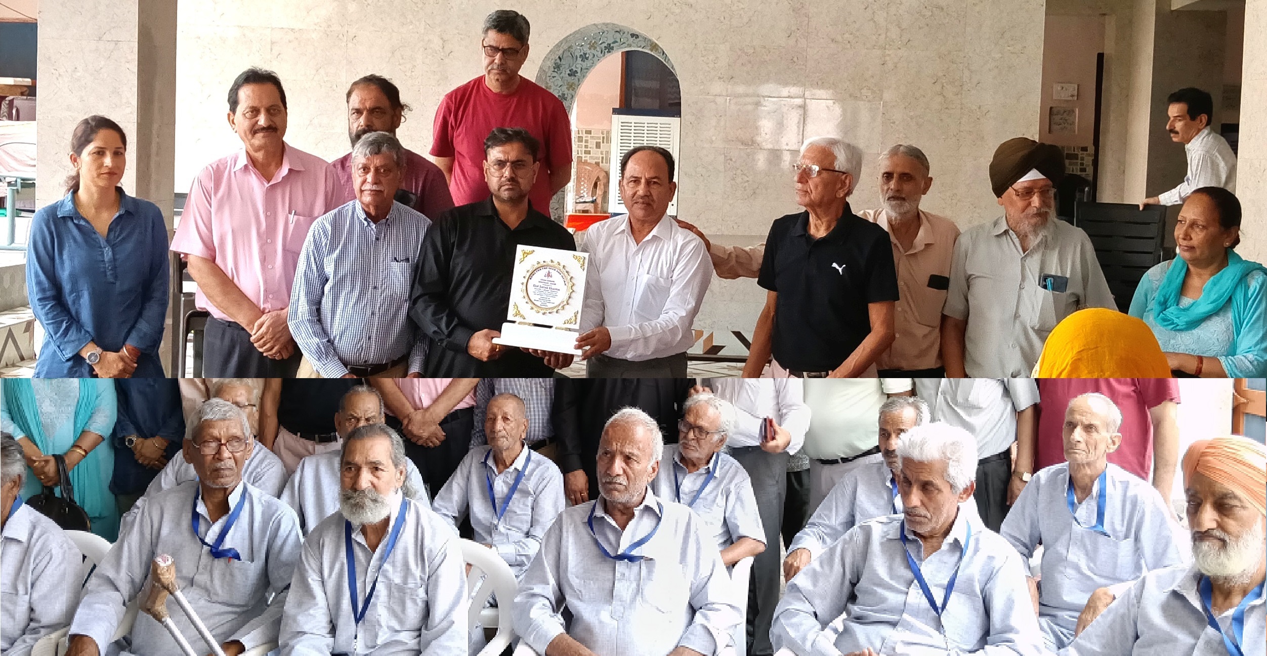 Satish Sharma visits Home for the Aged & Infirm, Jammu; Assures support for strengthening elder care facilities