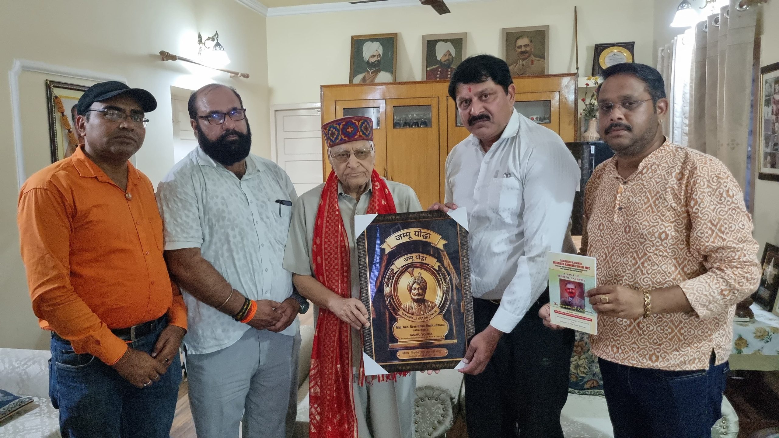 Shiv Sena launches ‘Jammu Yoddha Abhiyan’; Dogra Icon Major General Govardhan Singh Jamwal honoured