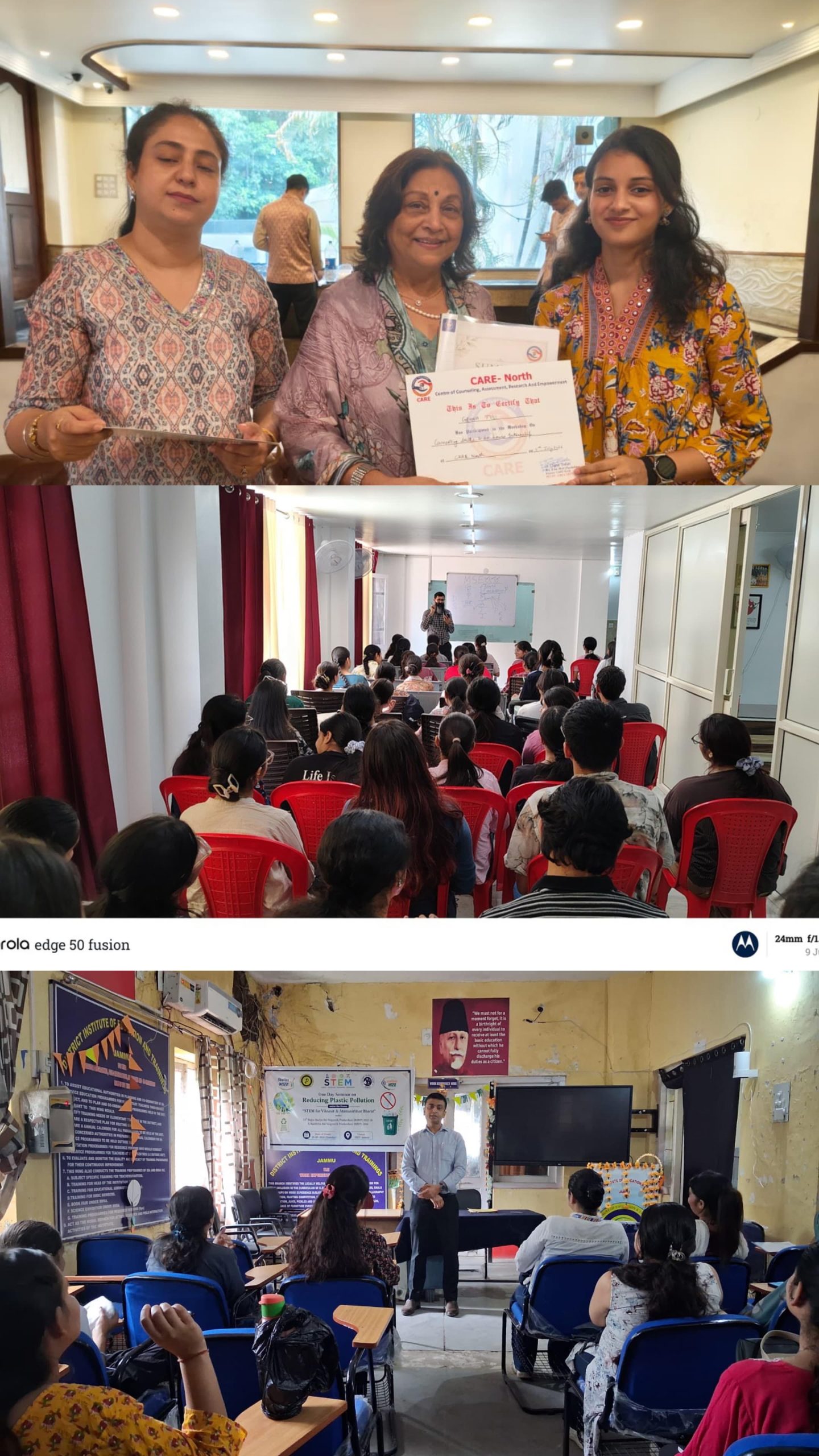 Students of PSPS GCW Gandhi Nagar complete Summer Internship in Counseling Psychology Skills