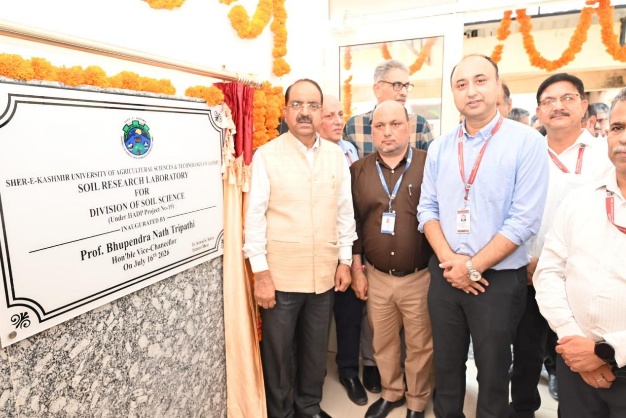 VC SKUAST-J inaugurates Guest house Annexe and Soil Research Laboratory