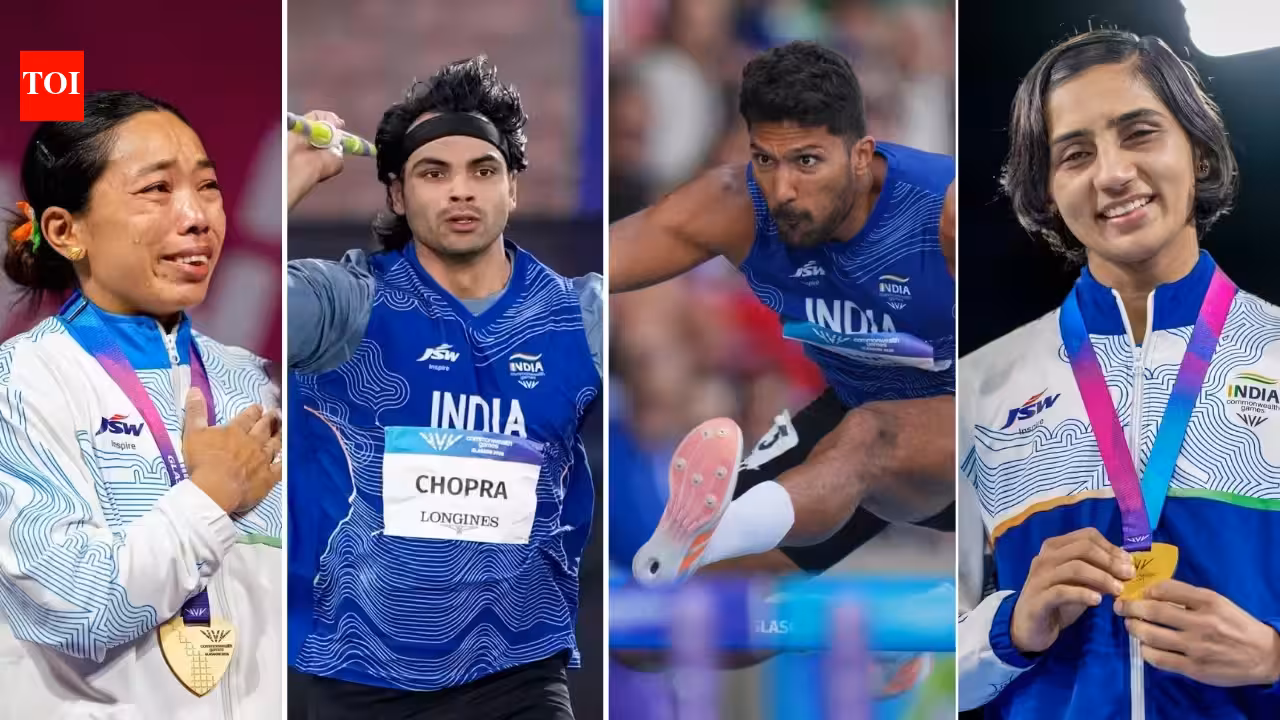 Mirabai Chanu’s hat-trick of gold to Tejaswin Shankar’s decathlon medal: Historic highs outweigh India’s modest medal tally at CWG | Commonwealth Games News Mirabai Chanu’s hat-trick of gold to Tejaswin Shankar’s decathlon medal: Historic highs outweigh India’s modest medal tally at CWG | Commonwealth Games News