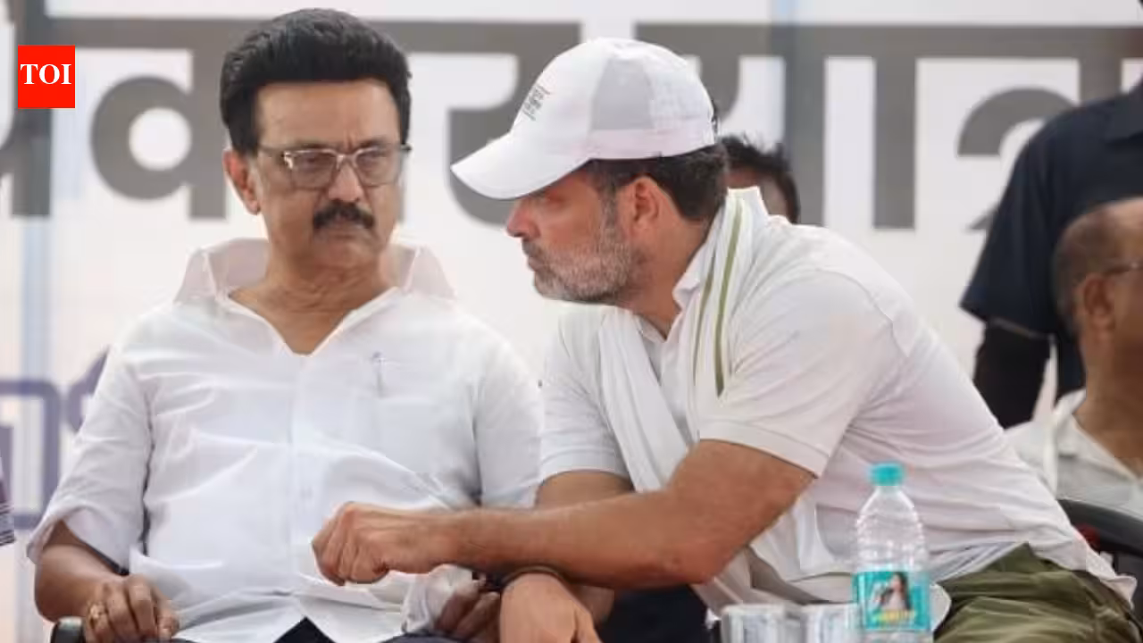 DMK slams Congress for ‘trading trust for berths’ | India News