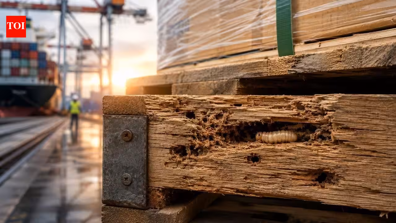 From 1952 to 2020, US inspectors recorded 2,562 woodwasp interceptions; researchers found wooden packaging was the dominant invasion pathway From 1952 to 2020, US inspectors recorded 2,562 woodwasp interceptions; researchers found wooden packaging was the dominant invasion pathway