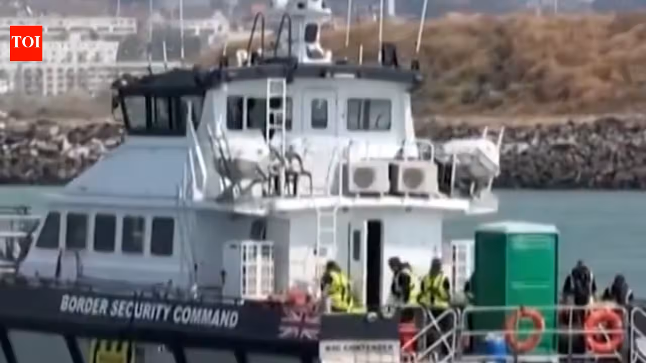 Over 170 migrants rescued after Channel boat catches fire; UK says ‘all will be returned’ to France