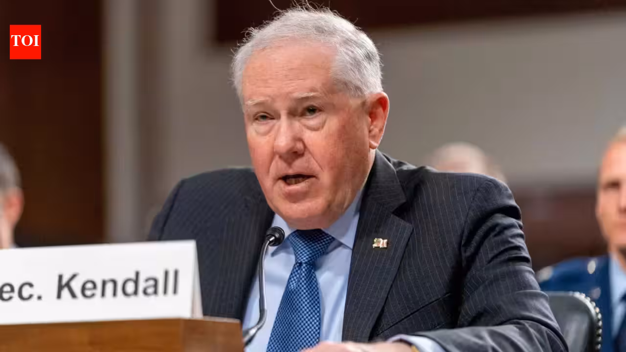 Pentagon strips ex-Air Force secretary Kendall of security clearance over Air Force One claim Pentagon strips ex-Air Force secretary Kendall of security clearance over Air Force One claim
