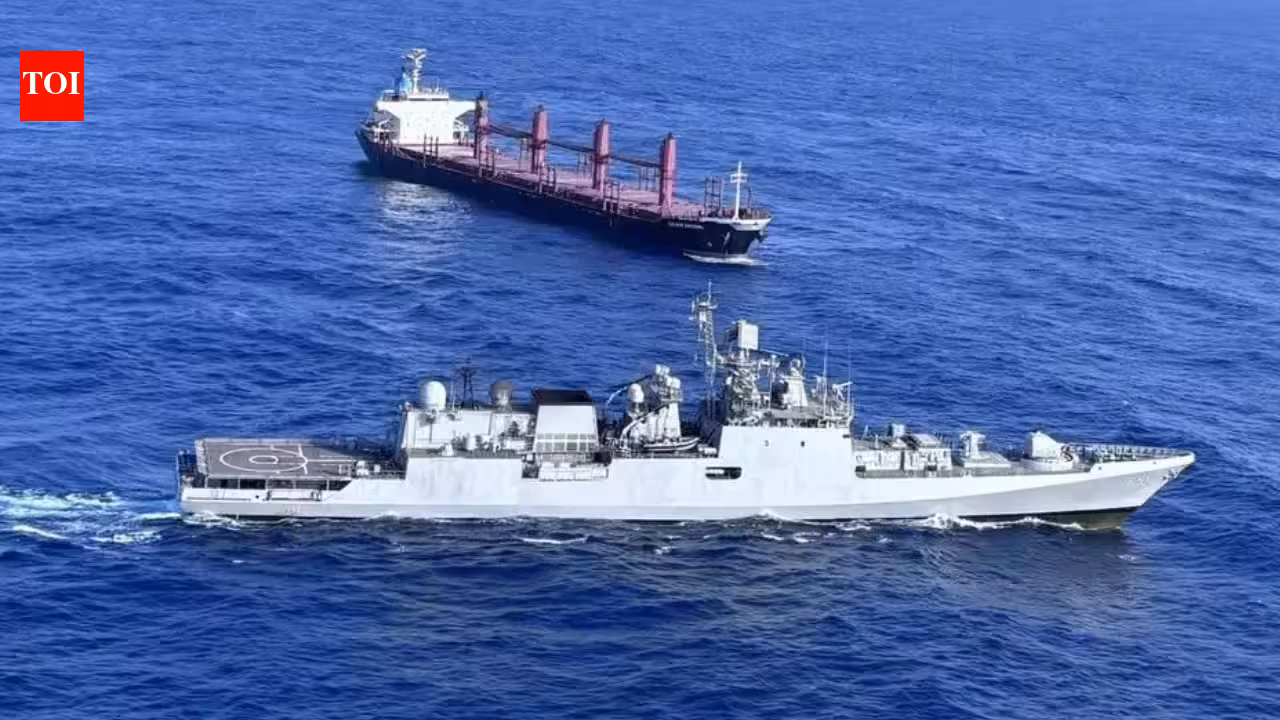 Captain moves crew to citadel, thwarts pirate assault on India-bound vessel | India News Captain moves crew to citadel, thwarts pirate assault on India-bound vessel | India News