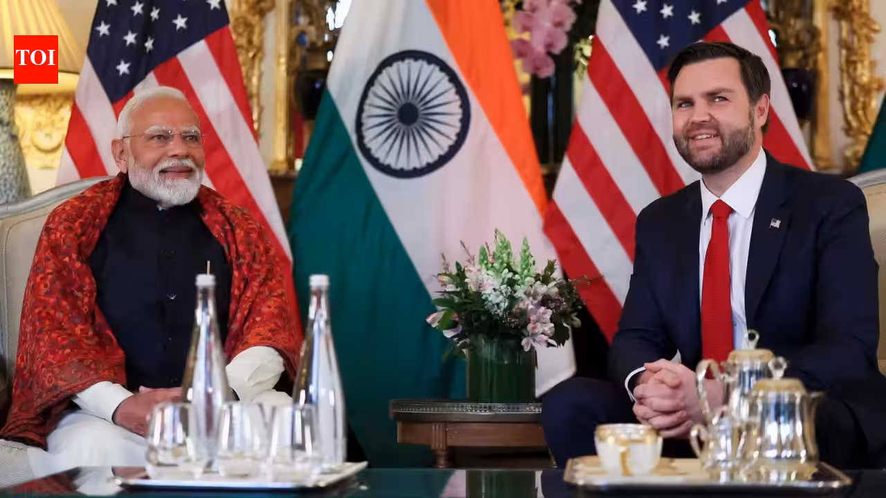 US Vice President JD Vance calls PM Modi to discuss boosting ties | India News US Vice President JD Vance calls PM Modi to discuss boosting ties | India News
