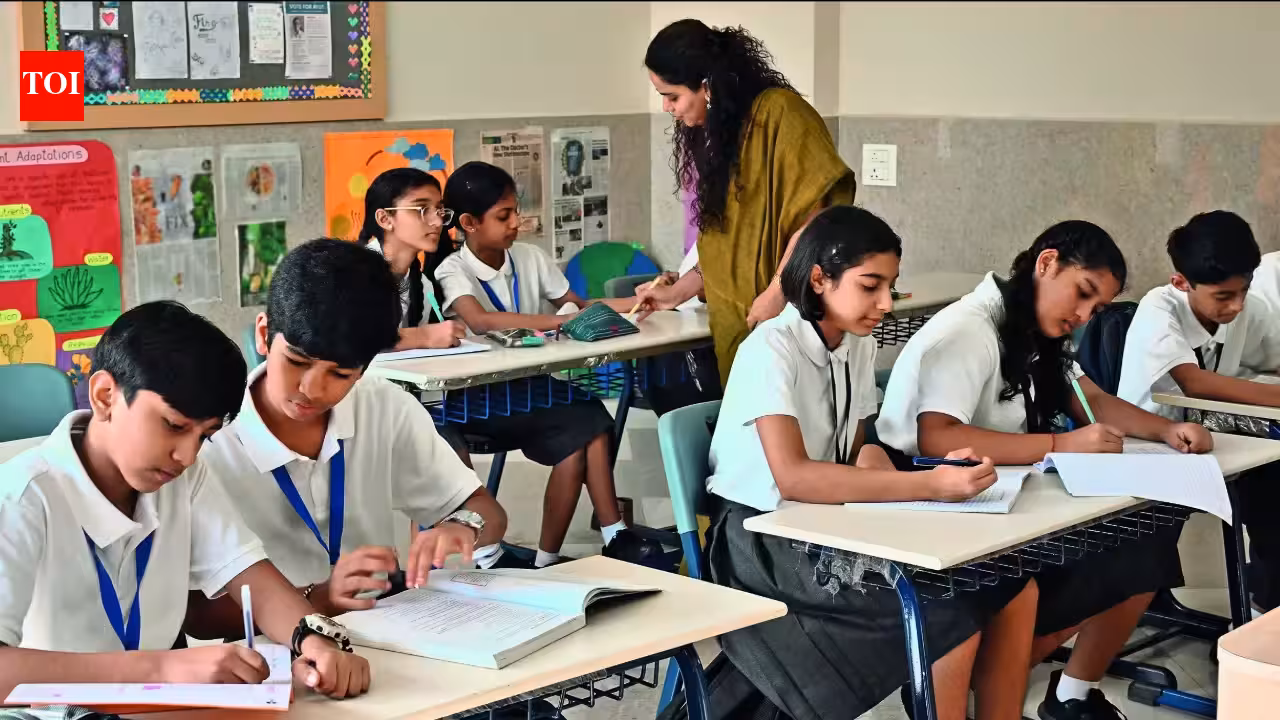 Government spending on education below Unesco’s 15% standard | India News Government spending on education below Unesco’s 15% standard | India News