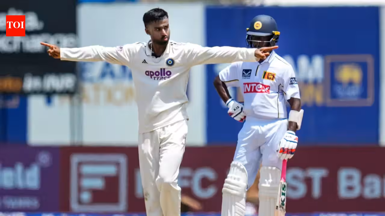 Manav Suthar scripts history, equals 93-year-old record after stunning Sri Lanka Test show | Cricket News Manav Suthar scripts history, equals 93-year-old record after stunning Sri Lanka Test show | Cricket News