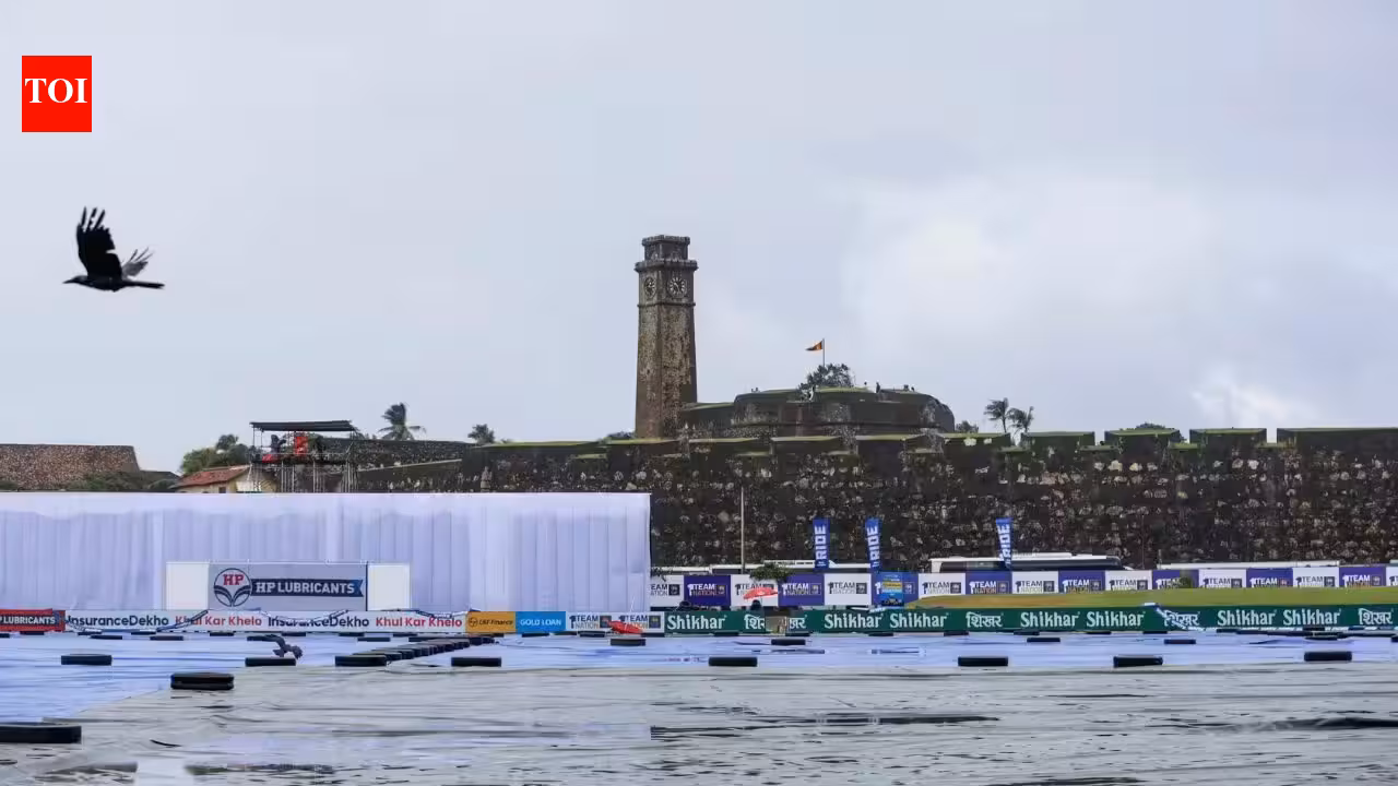 India Vs Sri Lanka: Five minutes, 28 covers, 300 tyres: How Galle’s 130-member groundstaff beat the rain | Cricket News India Vs Sri Lanka: Five minutes, 28 covers, 300 tyres: How Galle’s 130-member groundstaff beat the rain | Cricket News