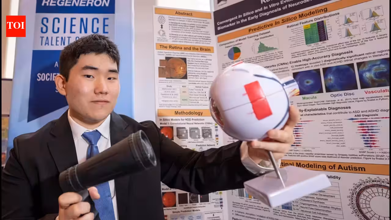 Meet Edward Kang, the 17-year-old New Jersey student who used retinal images to train AI for autism and ADHD screening; his project won a 5,000 science prize