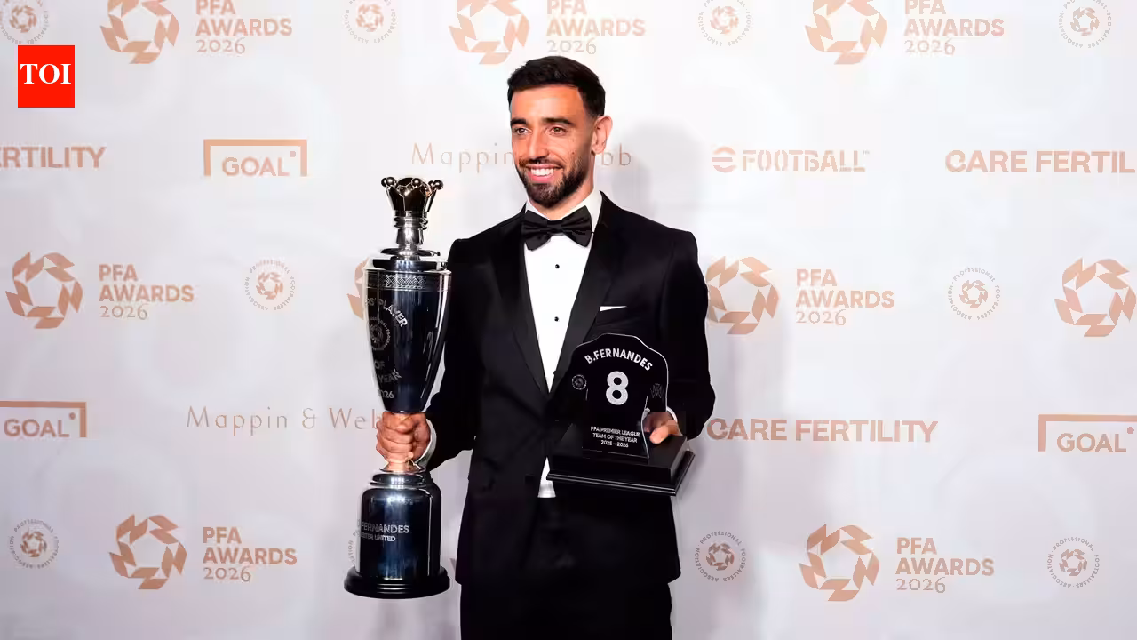Bruno Fernandes wins it ALL: Man Utd captain crowned PFA Player of the Year to seal stunning awards hat-trick | Football News