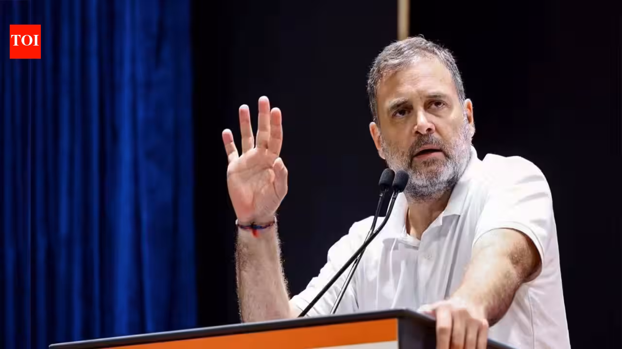 ‘Jhooth ki goonj’ site ‘fact-checks’ Rahul’s student meet claims | India News ‘Jhooth ki goonj’ site ‘fact-checks’ Rahul’s student meet claims | India News