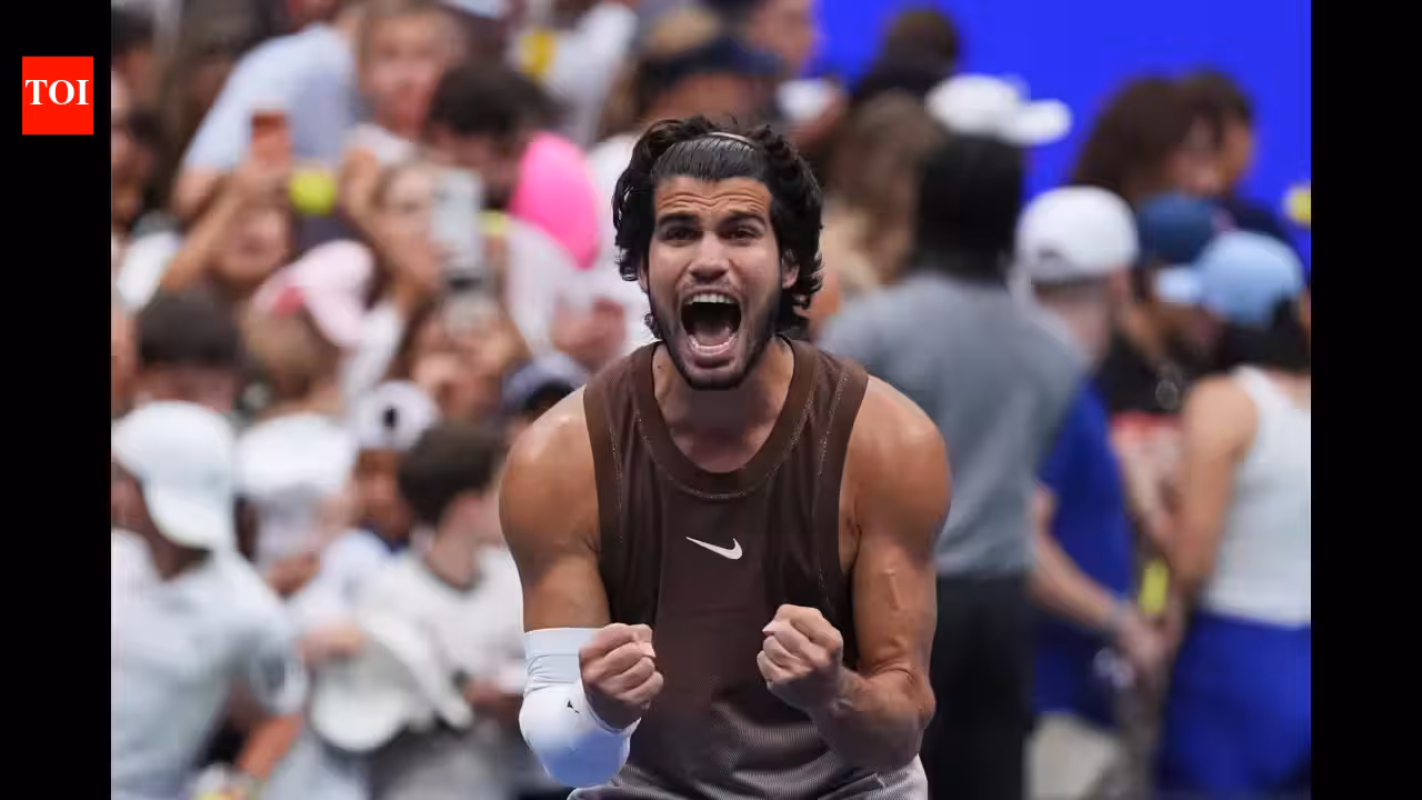 Carlos Alcaraz makes winning US Open return after wrist injury: ‘I had more nerves than usual’ | Tennis News