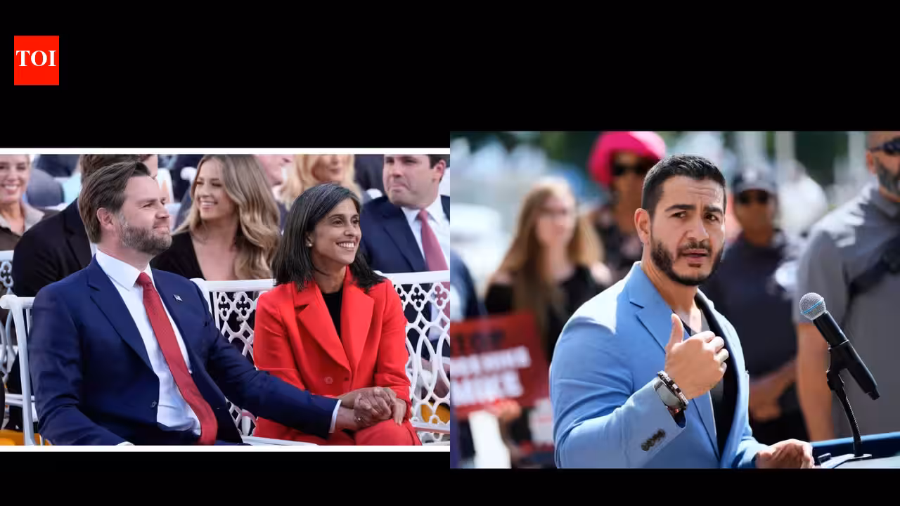 ‘Keep my wife’s name the hell out of your mouth’: JD Vance fires back at El-Sayed over comments about Second Lady Usha Vance