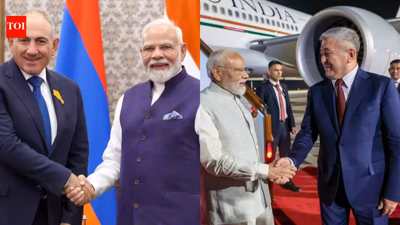 Ahead of SCO, PM holds talks with Kyrgyz president, PM of Armenia | India News Ahead of SCO, PM holds talks with Kyrgyz president, PM of Armenia | India News