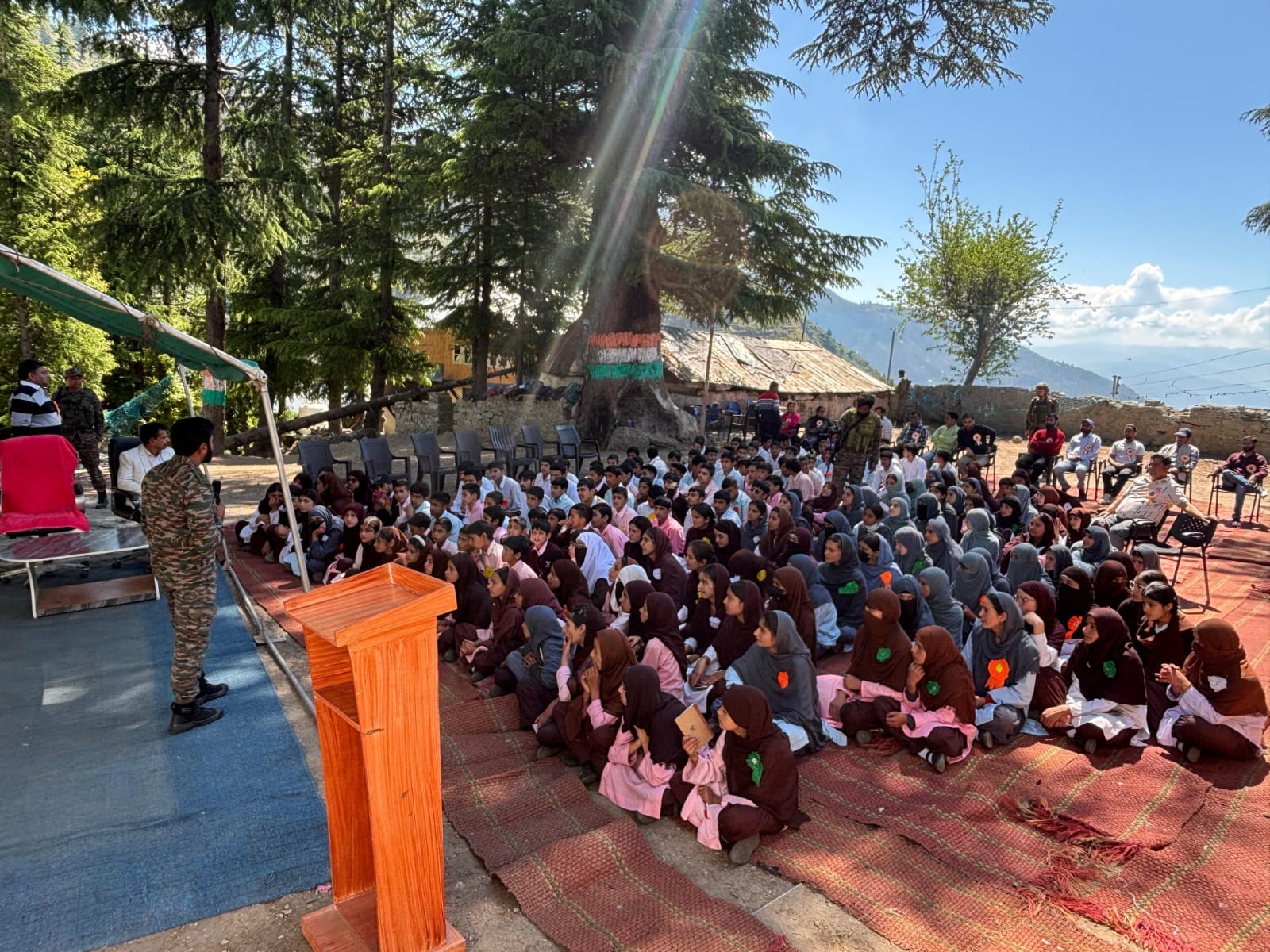 Army conducts motivational lecture on career opportunities in defence forces at Gurmul Army conducts motivational lecture on career opportunities in defence forces at Gurmul