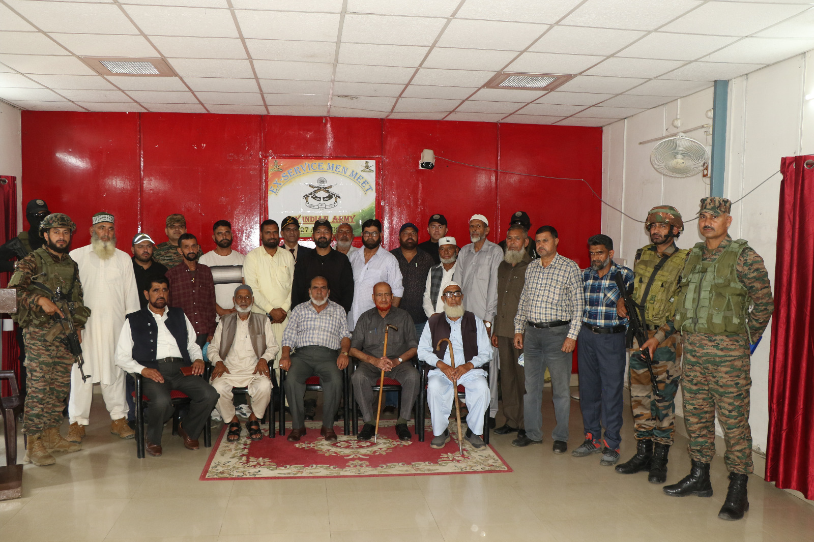Army organises interaction with ex-servicemen at Thanamandi
