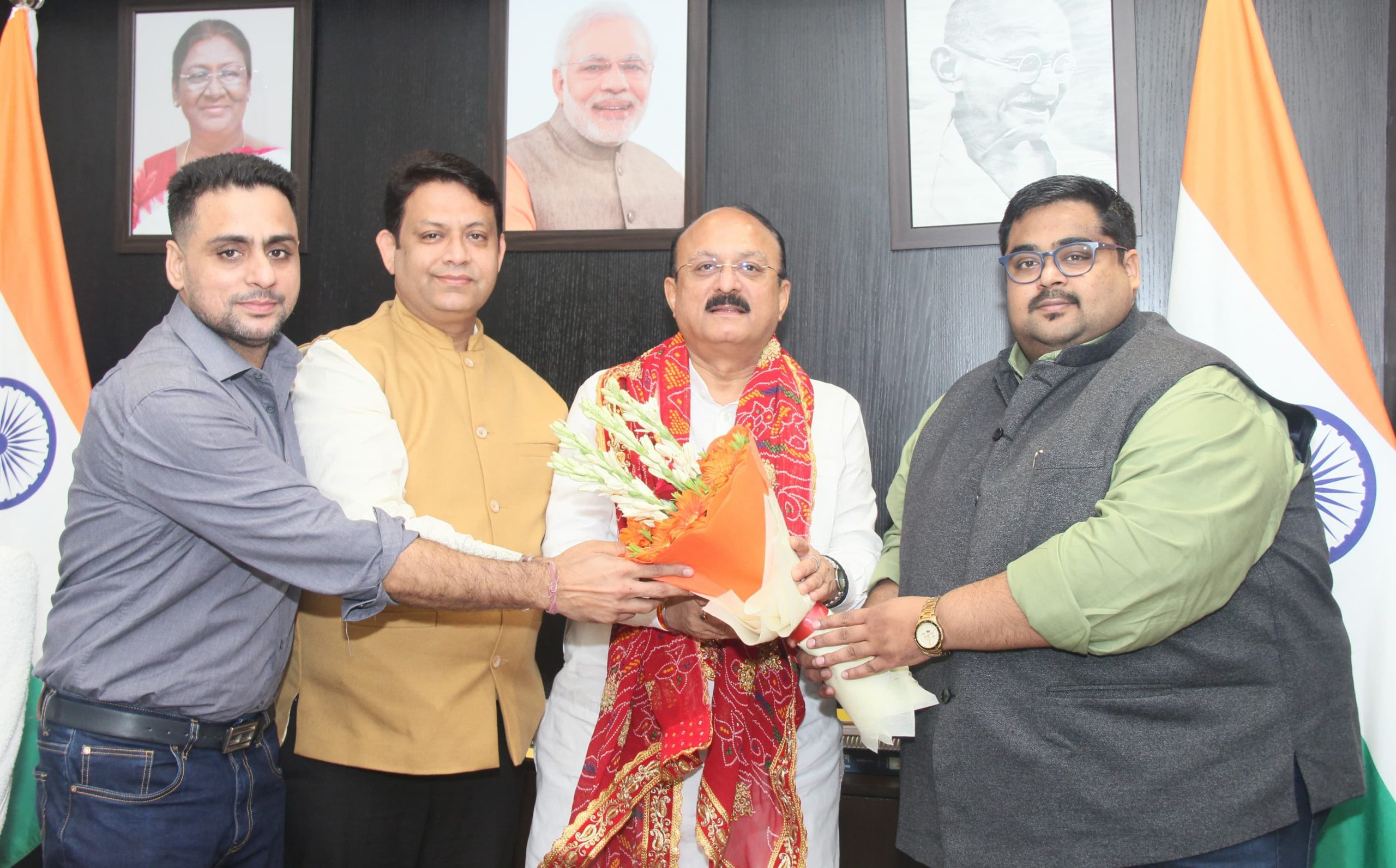 Ashish Sood meets BJP J&K leaders; Focus on organisation & student support