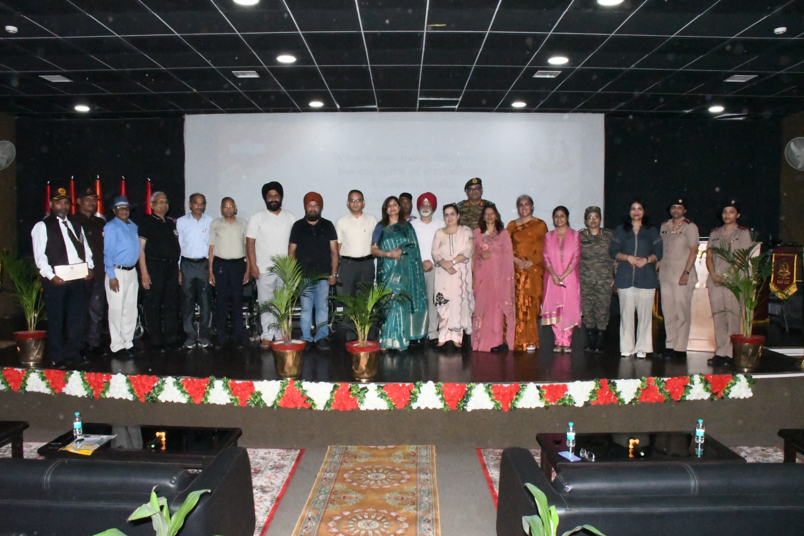 Citizens honor war wounded soldiers & donate wheelchairs at MH Satwari