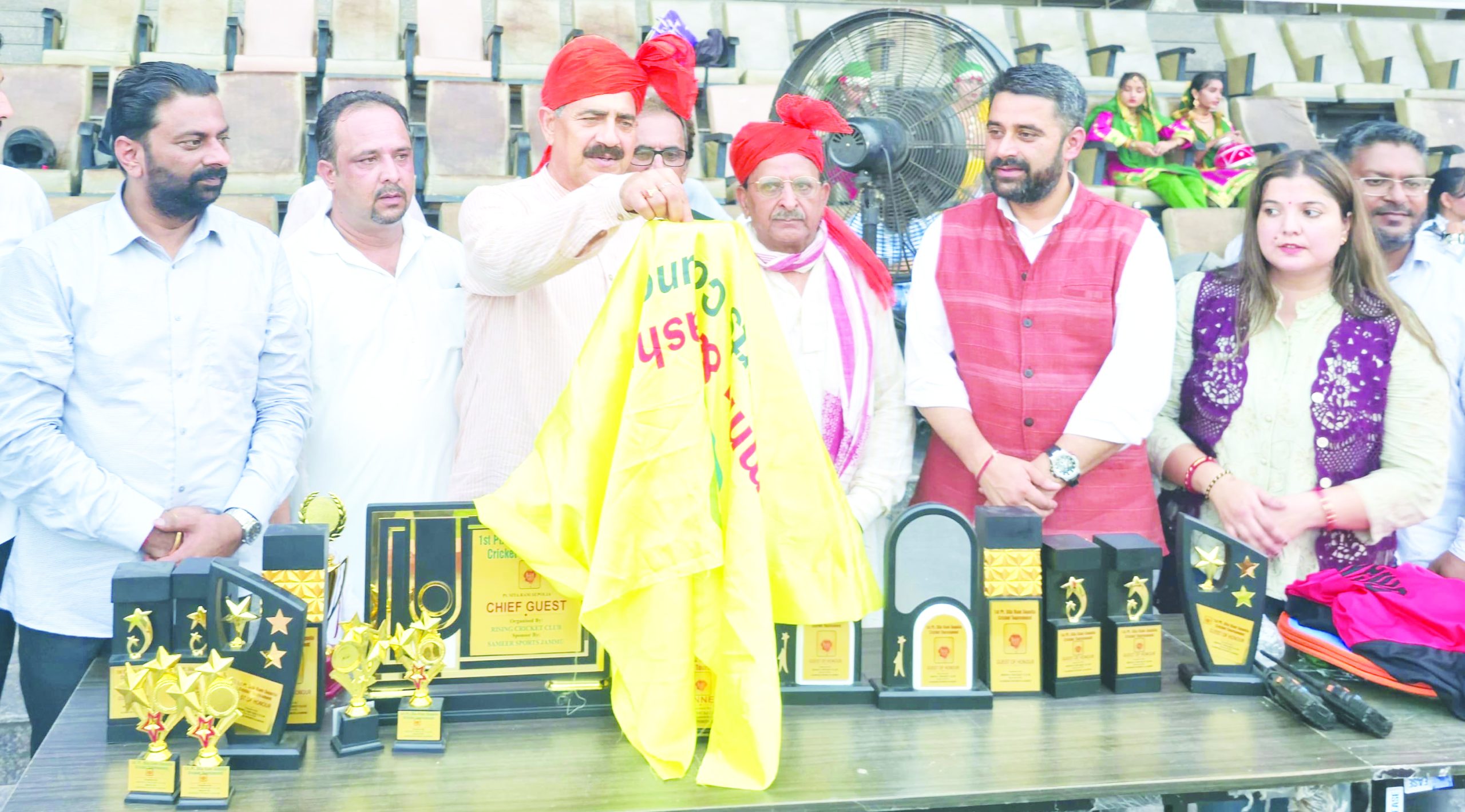 Cricket Tournament begins at M.A. Stadium to honour Late Pt. Sita Ram