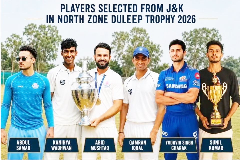 Six J&K cricketers named in North Zone squad; Kanhaiya Wadhawan to lead team