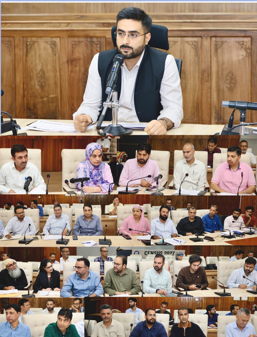 DC Srinagar reviews status of works under District Capex Budget 2026-27 DC Srinagar reviews status of works under District Capex Budget 2026-27
