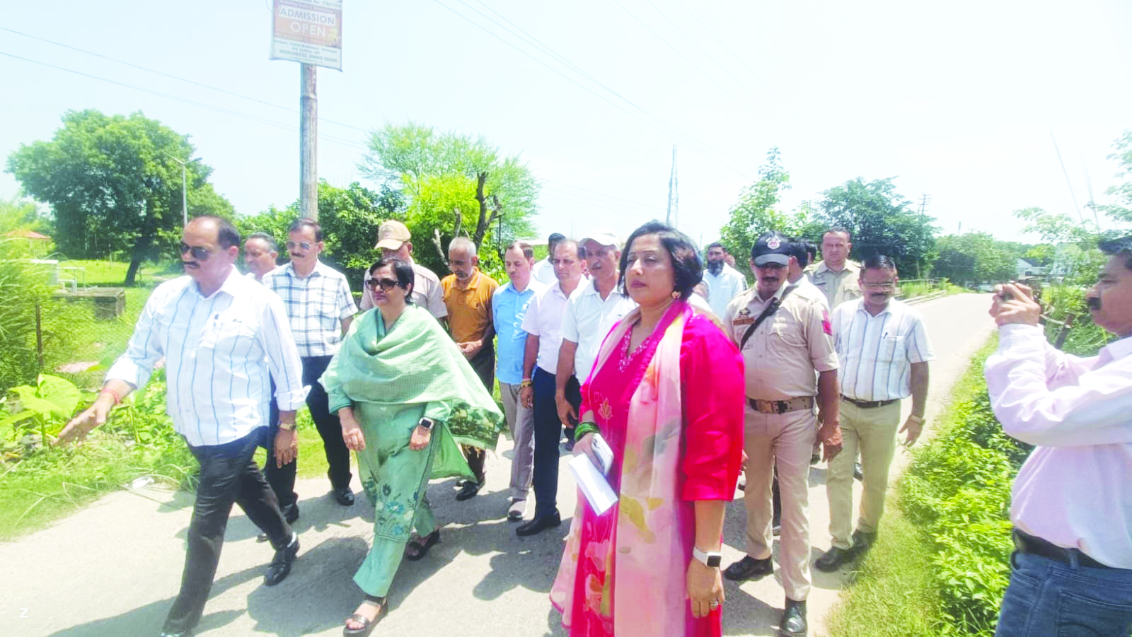 DG YSS reviews developmental issues at Sports Stadium Hiranagar