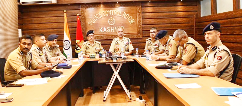 DGP Nalin Prabhat conducts Hybrid Operational review with J&K Police, CAPF Senior Officers